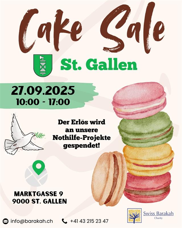 cake sale St. Gallen