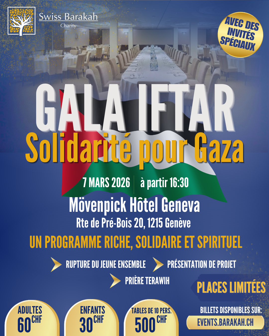 GALA IFTAR Solidarité pour Gaza