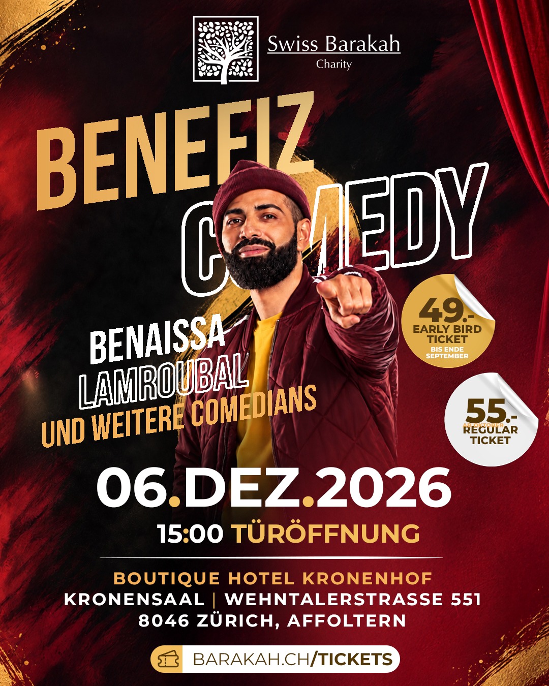 BENAISSA LAMROUBAL UND WEITERE COMEDIANS